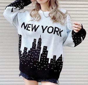 20SS York Crewneck Sweater Sweatshirt Straat Mannen Vrouwen Breien Pullover Hoodies Herfst Winter Warm Uitloper Designer