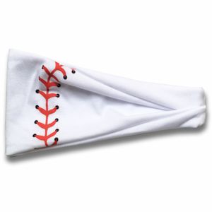 20Style Baseball Haarband Softbal Sport Zweet Bal Hoofdbanden Yoga Fitness Sjaal Sport Hairbow Dames Mannen Voetbal Team Haar Band GGA3404-3