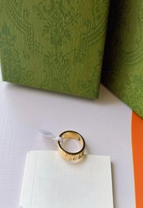 20style modeontwerper ringen 18K goud vergulde roestvrij staal G Letter Ring Luxe vrouwen Wedding Sieraden Supplies Accessor6565760