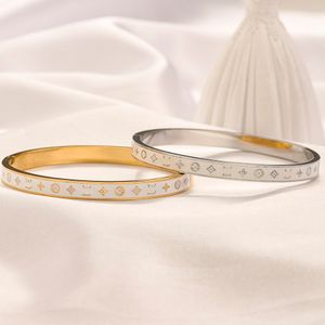 20 Stijl Luxe Designer Heren Bangle Vrouwen Armband Merk Letter Sieraden Elegante Armbanden Accessoire Hoge Kwaliteit Verjaardagscadeau 18K Verguld