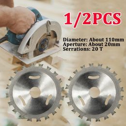 20T en alliage Saw Blade 110 mm Ultra-Thin Double côté carbure de coupe Blade Forage de menuise