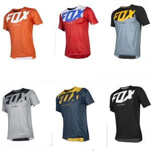 20T6 T-shirts voor heren Fox Xamo Mens Enduro Korte fietskleding Camiseta MTB Shirt Team Downhill T-shirt DH Cross-Country motorfiets
