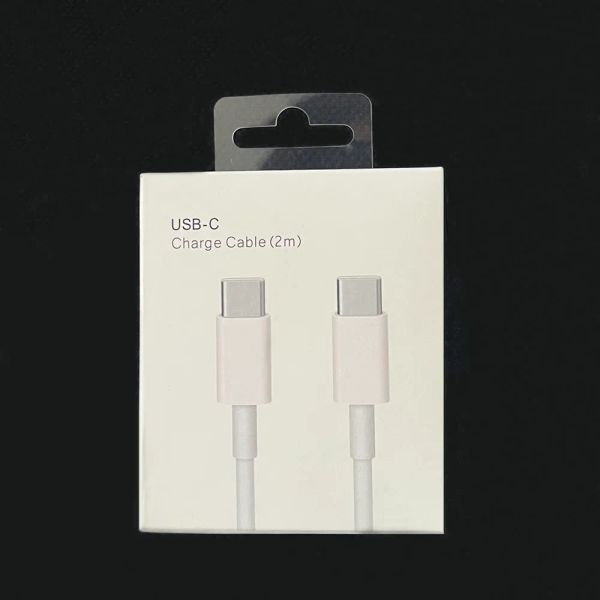 Cables PD de 20W 12W 1m 3FT 2m 6FT Cable USB C a tipo C Cables de carga rápida Cargador rápido de iPhone Cable de iPhone para iPhone 14 13 12 11 X Pro ZZ