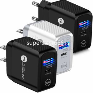 Chargeur rapide Type c 20W 25W 18W QC3.0 USB C, adaptateur d'alimentation PD, chargeur mural pour Iphone 15 14 11 12 Samsung s10 s20 s21 S1