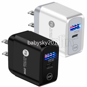 20W 25W Type c snellader 18W QC3.0 USB C Power Adapter PD laders Voor Iphone 15 14 11 12 Samsung s10 s20 s21 B1