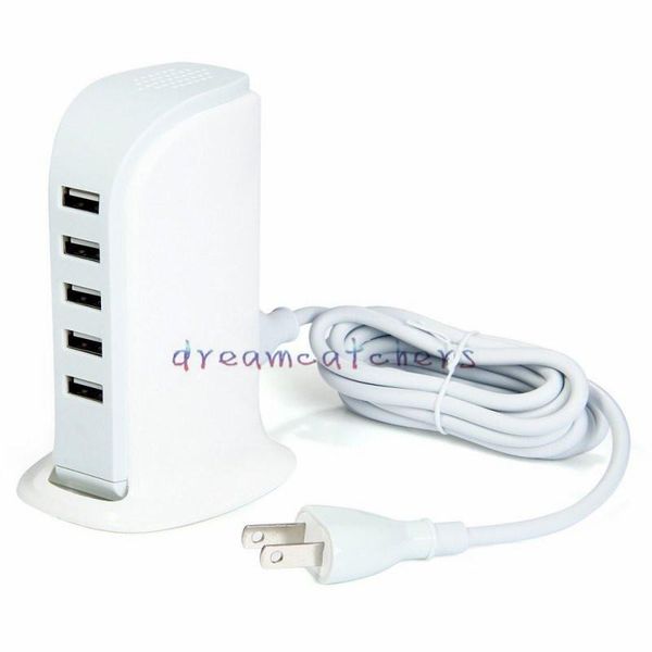 20W 4A 5 Ports USB Chargeur Mural US EU UK Plug AC Adaptateur De Charge Universel Pour iphone Samsung HTC LG Smartphone