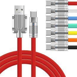 20W 6A TPE CABLES DE CARGA CON CARGA CON C Cable de cable de silicona líquido de Micro Aleación USB C.