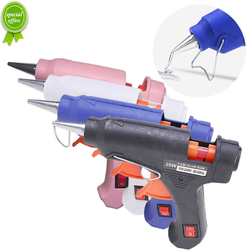 20W Carra de alta temperatura Thermo Electric Melt Glue Gun Universal Home and Auto Dual Final Fore Melt Melt Gue Gun Repare Ferramentas