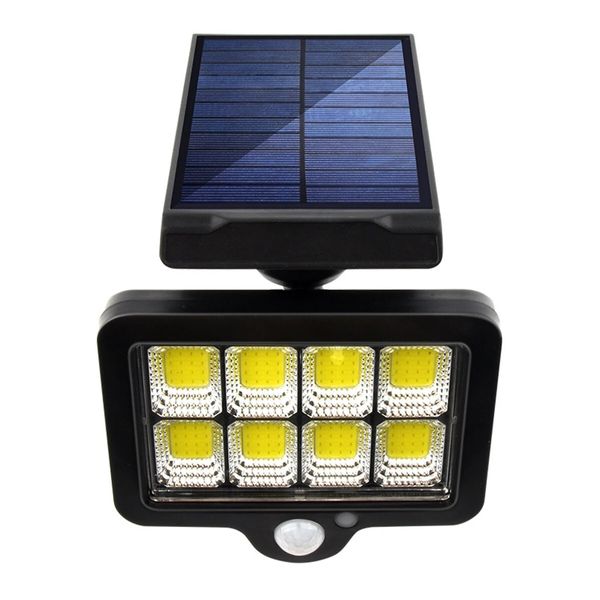 20W IP67 Étanche Extérieure Solaire LED Applique Murale Pour La Maison Lampe De Jardin - Quatre Grille 140COB Télécommande