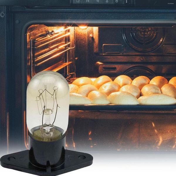 Luz de horno de 20w Lámpara de microondas resistente a altas temperaturas 500 grados Ses Bombillas de vapor 220v-240v