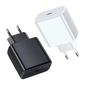 Adaptateur de chargeur rapide USB C 20 W PD Qualité OEM Type-C Charge rapide Chargeur domestique mural Prise UE US Adaptateurs de voyage Adaptateurs de voyage à charge rapide Chargeurs de téléphone portable Adaptateur secteur britannique