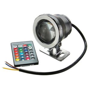 20W RGB Led Underwater Light Waterproof IP65 Fountain Pool Ponds Aquarium Tank Lamp 16 color+ Remote controller Spot Lights