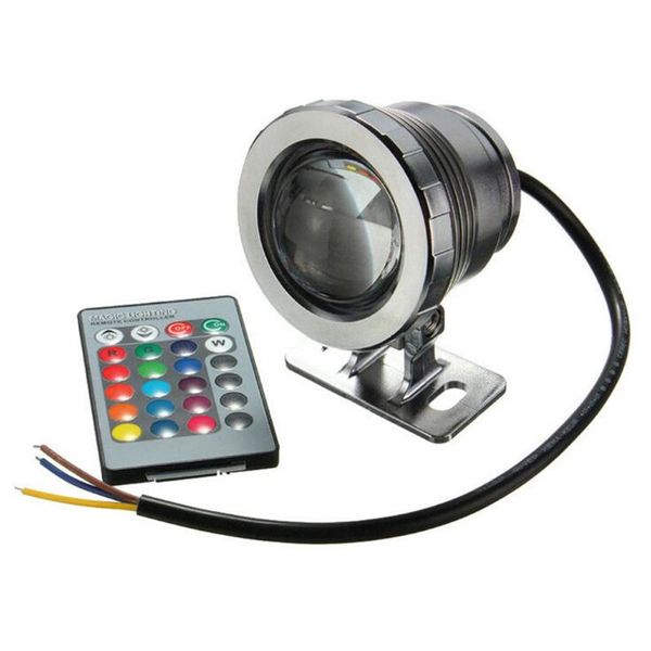 20W RGB Led luz subacuática impermeable IP65 fuente piscina estanques acuario tanque lámpara 16 colores + mando a distancia focos