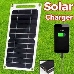 20W zonnepaneel USB 5V zonnecel buitenwandeling batterijladersysteem zonnepaneelkit compleet voor mobiele telefoon powerbank horloge 240124