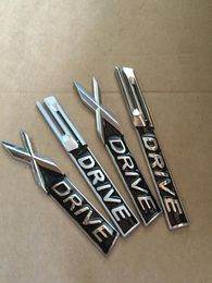 20x 3D Hitam Logam Krom Matt XDrive X Drive Sdrive S Drive Emblem Lencana Stiker Decal Untuk 3 4 5 6 7 Seri X1 X3 X5 E70 X6 E714786986