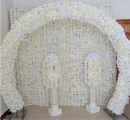 20x 50cm bruiloft decoratie boog bloem rijen partij gangpad decoratieve weg geciteerde centerpieces levert 10pcs