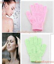 20x nouveaux gants exfoliants de gommage de douche de bain pour éliminer les cellules mortes de la peau restaurer éponge gant Massage Spa 4699742