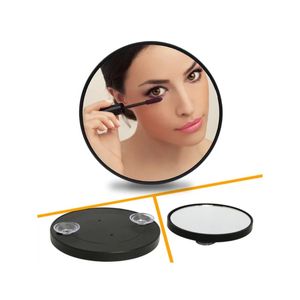 20x Pocket Portable Travel met Tweezer vergrootspiegel slaapzalen rond scheerslaapkamer compacte zuignap voor make -up voor make -up