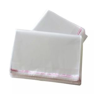 20x30cm OPP stickers zelfklevende transparante plastic zak sieraden verpakking geschenk zelf afdichting polyopps tassen