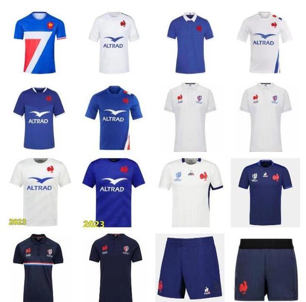 21 22 23 24 France Super Rugby Jerseys Gilet avec 2022 2023 2024 Chemises Maillot de Foot Français BOLN Rugby Shirt