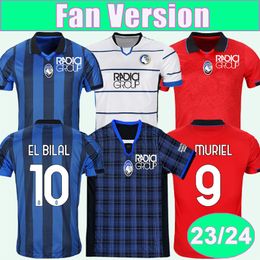 23 24 Atalanta Camisetas de fútbol para hombre PALOMINO LOOKMAN EL BILAL KOOPMEINERS PASALIC DE ROON BAKKER DE KETELAERE Local Visitante Tercera edición especial Camisetas de fútbol