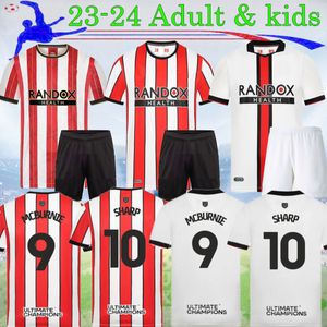 2023 Sheffield promoción camisetas de fútbol Sander Berge John Egan Rhian Brewster SHARP 22 23 hombres niños camiseta de fútbol 16-4XL