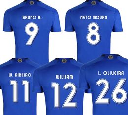 23-24 Inicio Cruzeiro Camisetas de fútbol de calidad tailandesa Yakuda tienda local en línea 9 BRUNO.R 11 W.RIBEIRO 12 WILLIAM 8 NETO ROMULO ropa de fútbol