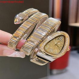 21 22 Style à double rémunération avec une forte exotique Snakeshaped Watch Charm Femmes Femmes Accsory Watch219y1031477