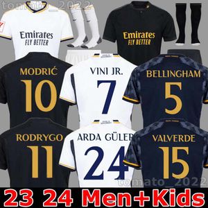 2023 2024 soccer jerseys 23 24 football shirt CAMAVINGA ALABA MODRIC VALVERDE Fourth camiseta men and kids uniforms VINI JR Real Madrid BELLINGHAM ARDA GULER