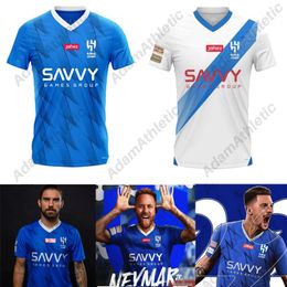 Neymar Jr al-Hilal Soccer Jersey 2023 2024 Ruben Sergej Milinkovic Neves Kalidou Koulibaly voetbal Shirts Saudi Professional League Jersey 23/24