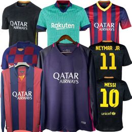 Retro Barcelonas Puyol A.Iniesta Xavi Messi Neymar Soccer Jersey Dani Alves I.Rakitic 2011 2013 2013 14 16 17 18 19 20 21 Home Away 3rd Vintage Classic Football Shirt