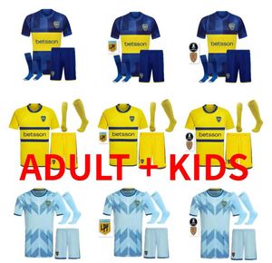 23 24 CA Boca Juniors MARADONA voetbalshirt CAVANI ANSON MEDINA VILLA FERNANDEZ BENEDETTO ZEBALLOS BLONDEL 2023 2024 camiseta futbol voetbalshirt volwassen kinderen Sets