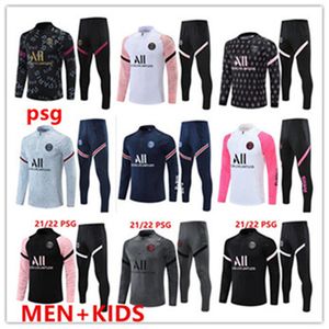 21 22 23 24 survêtements psgs training MessiS mbappe kit survetement foot tuta veste retro futbol 20 Soccer Paris football hommes et enfants maillots maillot