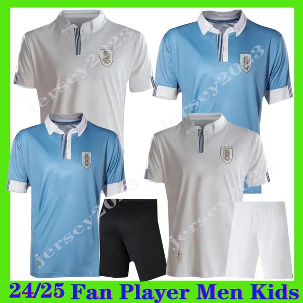 24 25 Uruguay N. Nandez Soccer Jersey L.SUAREZ E.CAVANI N.DE LA CRUZ Chemise de l'équipe nationale 2025 G.DE ARRASCAETA F.VALVERDE R.ARAUJO R.BENTANCUR Uniforme de football