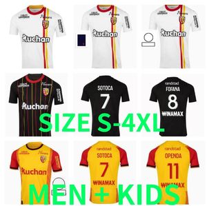 23 24 RC Lens camisetas de fútbol frankowski Kakuta Ganago Sotoca Fofana Gradit Fortes Banza Cahuzac 2023 2024 RC Lens maillot de foot Hombres Niños Kits TAMAÑO S-XXXL XXXXL