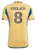2023 Real Yellow Salt Away Lake Soccer Jerseys Fan Man 23 24 Savarino 10 Glad 15 Kreilach 8 Jersey Football Shirts