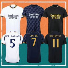 23/24 CAMAVINGA # 5 BELLINGHAM camisetas de fútbol 2023 VINI JR RODRYGO RUDIGER MODRIC KROOS TCHOUAMENI VALVERDE ARDA GULER kit para niños Uniformes de camiseta de fútbol