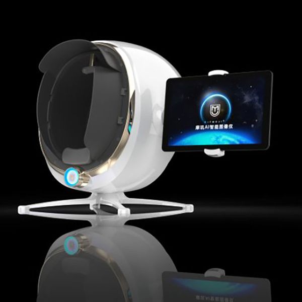 Scanner d'écran de 21,5 pouces Machine d'analyseur de peau faciale 3D Miroir magique AI Imageur intelligent Appareil d'analyse de diagnostic facial