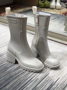 21 Betty PVC Boots de pluie Femme pour femmes pour femmes Boots de pluie étanche en caoutchouc Foudies Taille 35-40