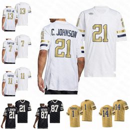 21 Calvin Johnson Georgia Tech College Football Jersey Jamal Haynes Kevin Harris Nate Mccollum Gavin Stewart Ayinde Eley Hassan Hall Keion White Jeff Sims camisetas