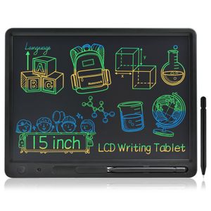 Tablette d'écriture LCD colorée de 21 pouces, bloc-notes graphique électronique, tableau de mémo de bureau, carnet d'affaires pour adultes, jouets de dessin pour enfants