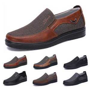 21 Lichtgewicht Business Style Mens Schoenen Comfortabel Ademend Zwart Bruin Leisure Bronzen Navy Kaki Camel Soft Flats Bottoms Men Multi Casual Sneakers 38-44