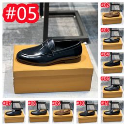 21 modèle de luxe hommes chaussures décontractées printemps mode chaussures pour hommes en cuir véritable baskets d'extérieur classique à lacets chaussures de créateur élégantes Masculina grande taille 45