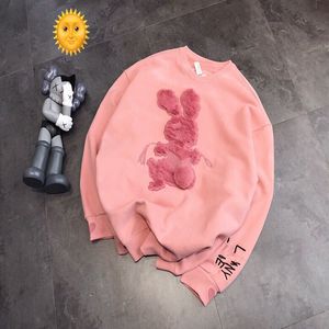 21 nieuwe vrouwen herfst nieuwe haarbal roze konijn pluche luie trui voor leeftijdsvermindering