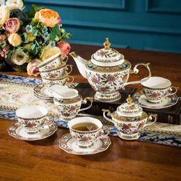 21 stuks vintage theekop set theekop perfect voor damesfeesten of cadeaus ceremonie teaware keuken eetbar huizen tuin 240508