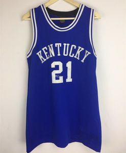 # 21 Tayshaun Prince Kentucky Wildcats UK College Retro Classic Basketball Jersey Mens Stitched Custom Number name Maillots