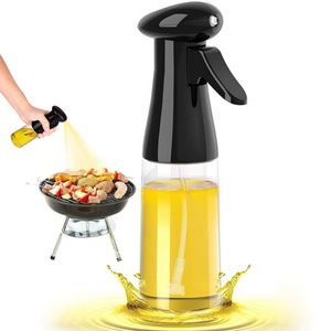 Aerosol de aceite de oliva de 210ML, utensilios de cocina para barbacoa, rociador para hornear, botella vacía, dispensador de vinagre, ensalada ss1119