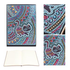 210x150x10mm DIY CAT PEINTURE DIAMOND SPECIAL SPECIAL PAGES 50 PAGES A5 Note de carnet Sketchbook Craft Creative Gift For Familys Friends