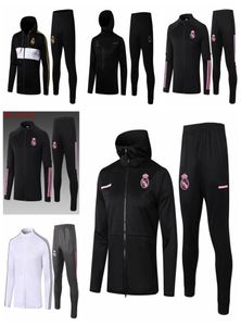 2122 Real Madrid Full Zipper Football SURVÊTEMENT d'entraînement HOMMES chandal futbol RISQUE ASENSIO ISCO Football Survetement Trainin9502668