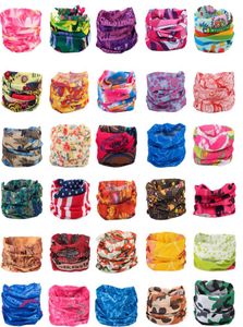 215 styles écharpe multifonctionnelle sports de plein air bandeau turban crème solaire foulards magiques masques de cyclisme sans couture hommes bandanas fête 3931026